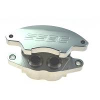 American Made Super Twin HD 2-Piston Billet Aluminum  Front Drum to Disc Brake Conversion Kit W/Rotors. Clear W123-A