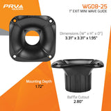 PRV Audio WG08-25 Mini Waveguide Compact Horn 1 Inch