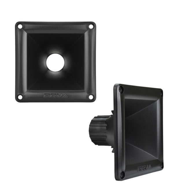 PRV Audio WG11-25 1-inch Exit Exponential Waveguide Black