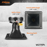PRV WG175Ph Driver + Horn Combo PRV Audio