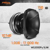 PRV WG2000Py SLIM Driver + Horn Combo PRV Audio