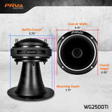 PRV WG2500Ti Driver + Horn Combo PRV Audio