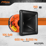 PRV Audio WG270Ph 1in Phenolic Compression Driver and Horn Combo