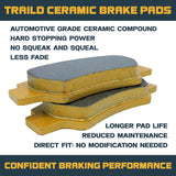 Honda ST1100 1996-2002 Ceramic Brake Pad Set Traild