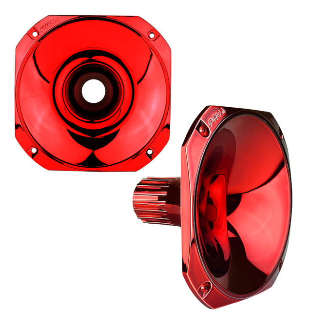PRV Audio WGP14-25 1-inch Exit Screw-On Waveguide Red Chrome
