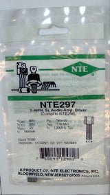 NTE297 T-NPN, Si, Audio Amp, Driver NTE