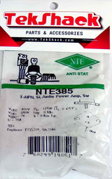 NTE385 T-NPN, Si, Audio Power Amp, Sw NTE