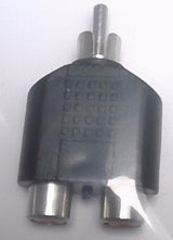 RCA Y Splitter Cable - Audio Video Adapter 1 Male to 2 Female 1 Pack TekShack