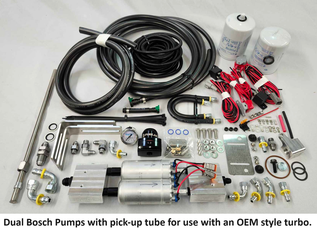 Martys Diesel OBS E-Fuel Dual Bosch, 1994-1997 Ford F-Series 7.3L Powerstroke Marty's Diesel