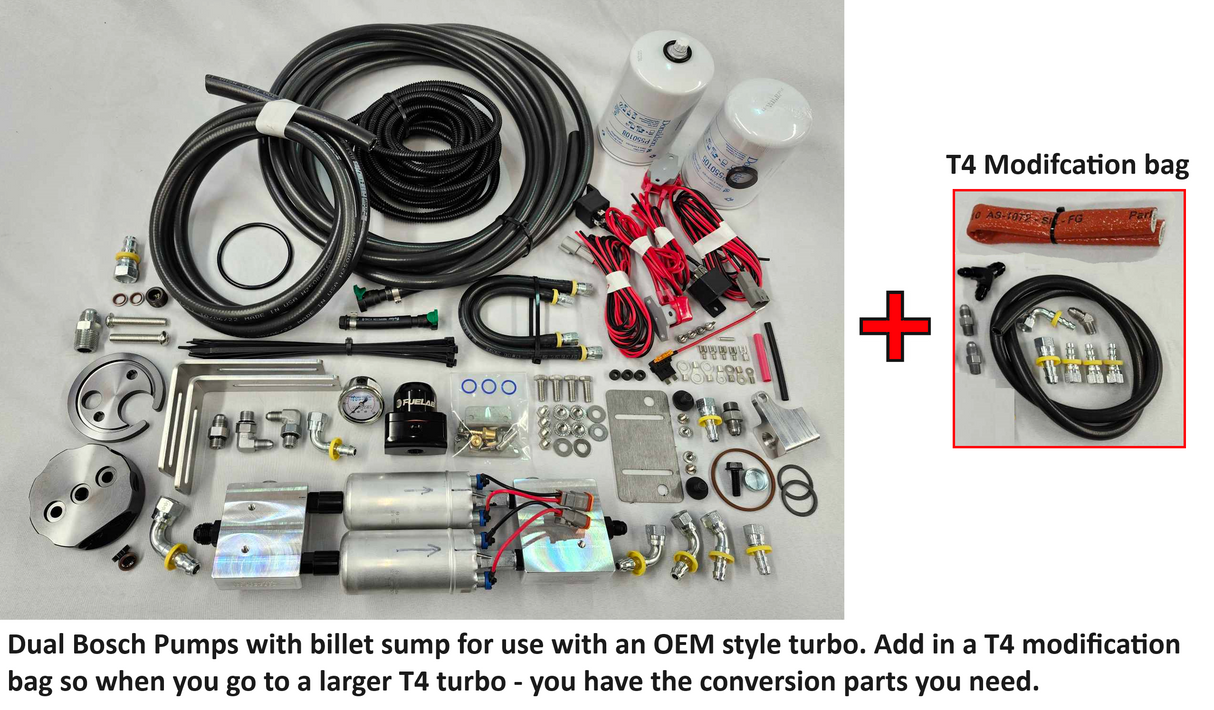 Martys Diesel OBS E-Fuel Dual Bosch, 1994-1997 Ford F-Series 7.3L Powerstroke Marty's Diesel