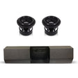 (2) Sundown Audio SA8 v3 & Universal Single Cab Dual 8" Subwoofer Box Combo Sundown Audio
