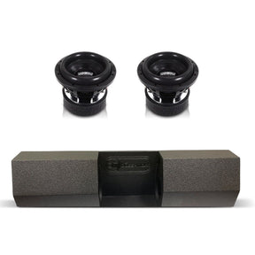 (2) Sundown Audio SA8 v3 & Universal Single Cab Dual 8" Subwoofer Box Combo Sundown Audio
