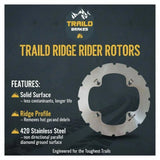 CFMoto U10 PRO/U10XL PRO 2025-2026 Ridge Rider Rotor and Pad Kit Traild