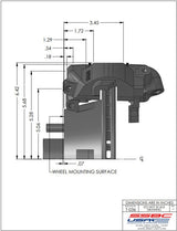 American Made Kelsey Hayes 4-Piston Front Drum to Disc Brake Conversion Kit W/Rotors. A121