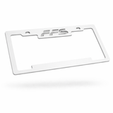 License Plate Cover Far From Stock