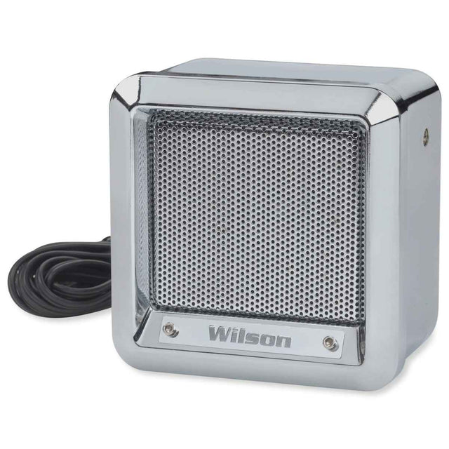 Wilson 5" Chrome Heavy Duty Metal External Speaker with 22 Gauge Black Wire 305600CHR TekShack