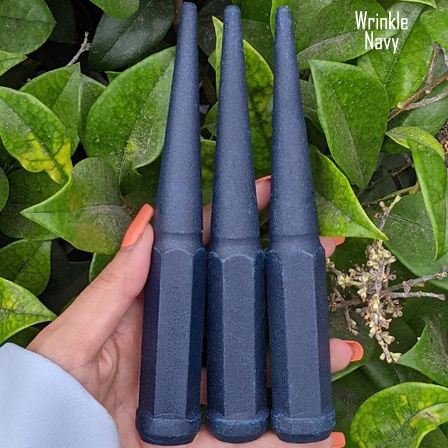 1 Pc 14x1.5 Spike Lug Nuts 6" Tall - Powder Coated - Various Colors