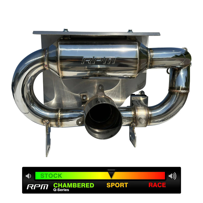 RPM X3 E-Valve Slip On Exhaust Sport Muffler Can-Am Maverick X3 Turbo R & RR 2017-2026