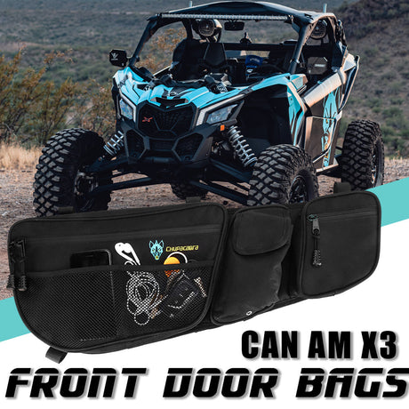 Can Am X3 Door Bags Passenger and Driver Side Storage Bag Chupacabra Offroad