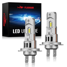 X3S H7 100W 6500K 24000LM White IP67 LED Headlight Bulbs 2Pcs Flashark