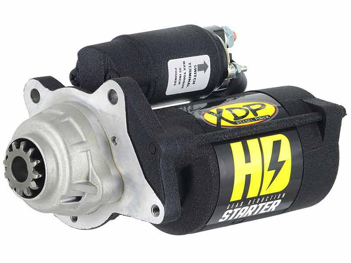 XDP XD254 Wrinkle Black HD Gear Reduction Starter, 2011-2024 Ford 6.7L Powerstroke XDP