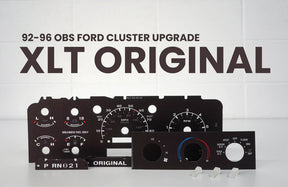 92-96 Cluster Faceplate Kit - XLT Original - Gas Chinook Auto