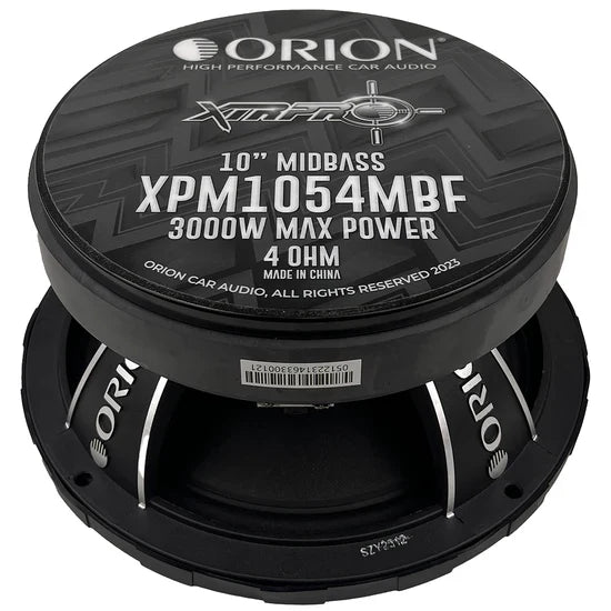 Orion XPM1054MBF 10" 750W RMS Midbass Speaker (Single) Orion