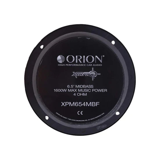 Orion XPM654MBF 6.5" 400W RMS Midbass Speakers (Pair) Orion