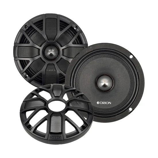 Orion XSM655SL 6.5" 300W RMS Slim Ultra Efficient Midrange Speakers (Pair) Orion