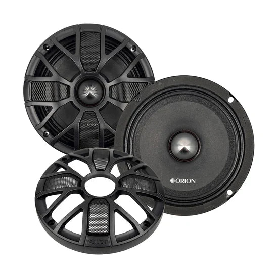 Orion XSM655SL 6.5" 300W RMS Slim Ultra Efficient Midrange Speakers (Pair) Orion