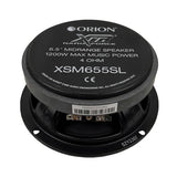 Orion XSM655SL 6.5" 300W RMS Slim Ultra Efficient Midrange Speakers (Pair) Orion
