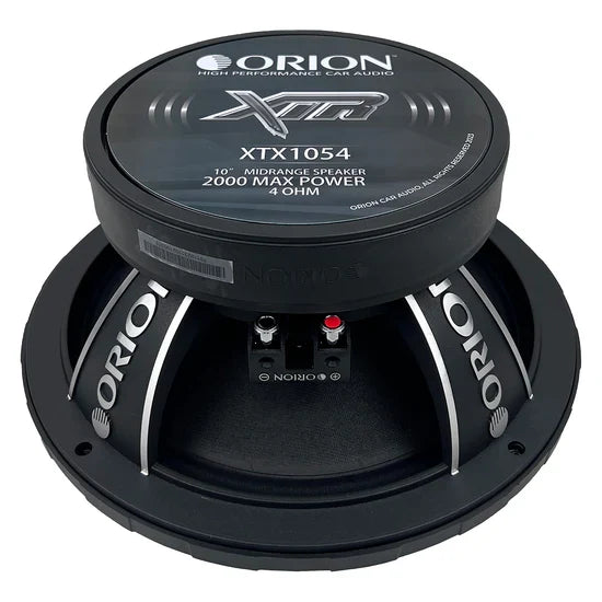 Orion XTX1054 10" 500W RMS Bullet Midrange Speaker 4-Ohm (Single) Orion