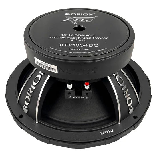 Orion XTX1054DC 10" 500W RMS Dust Cap Midrange Speakers (Single) Orion