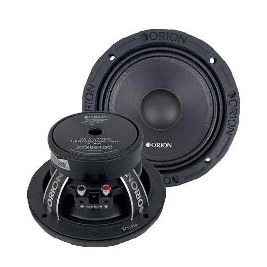 Orion XTX654DC 6.5" 300W Midrange Speakers (Pair) Orion