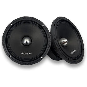 Orion XTX854 8" 400W RMS Bullet Midrange Speakers 4-Ohm (Pair) Orion