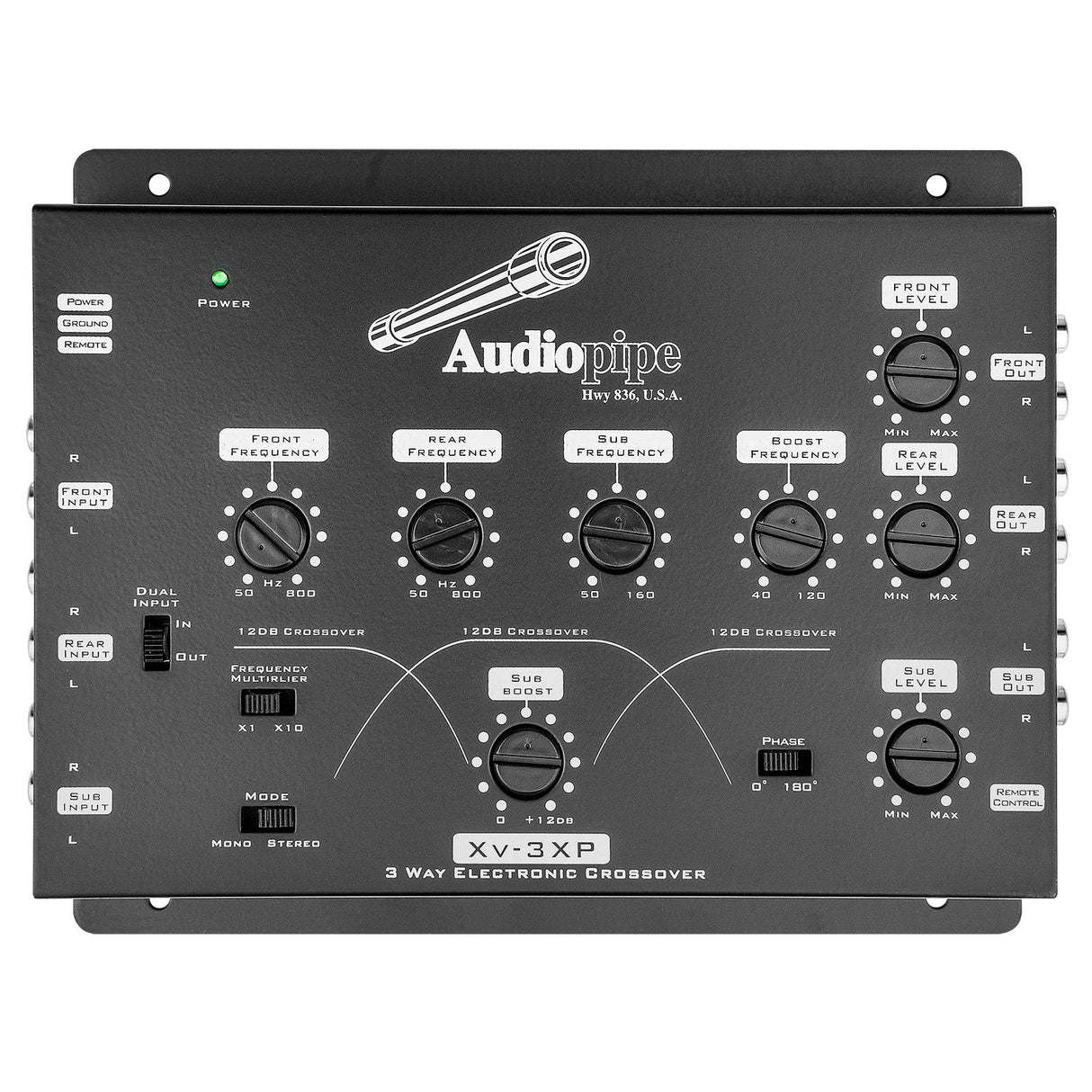 XV-3XP 3-Way Crossover Audiopipe