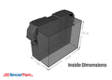 Electric Over Hydraulic Battery Box, UV Resistant Black w/ Strap - NOCO