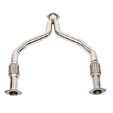 Y Pipe Downpipe Exhaust for 2008-2016 Nissan 370Z Z34 / Infiniti G37 V36 VQ37VHR 3.7L Flashark