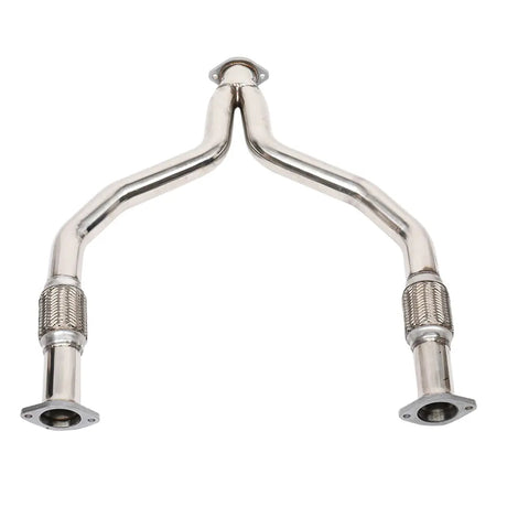 Y Pipe Downpipe Exhaust for 2008-2016 Nissan 370Z Z34 / Infiniti G37 V36 VQ37VHR 3.7L Flashark