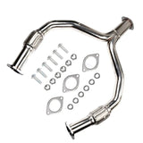 Y Pipe Downpipe Exhaust for 2008-2016 Nissan 370Z Z34 / Infiniti G37 V36 VQ37VHR 3.7L Flashark