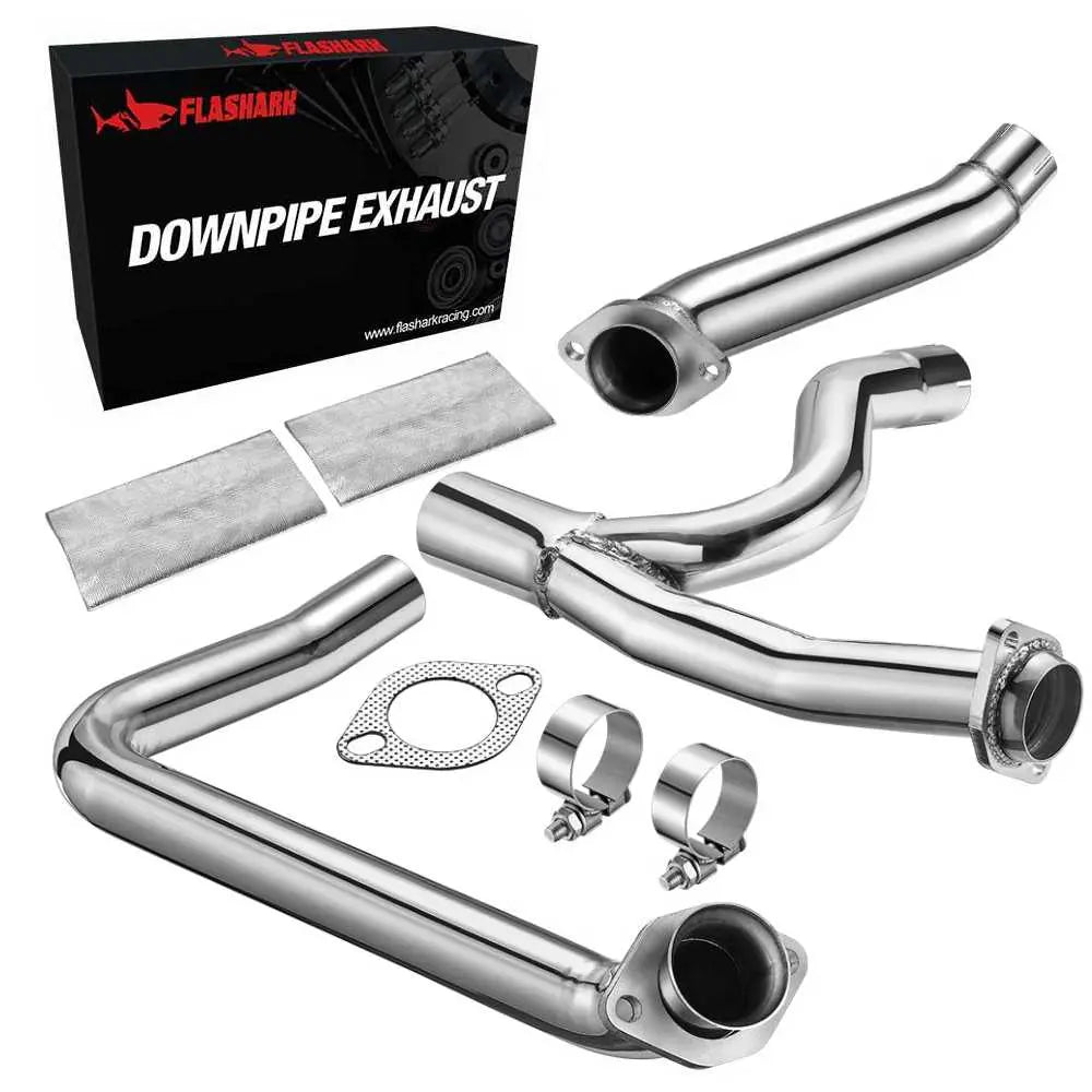 Y-Pipe Downpipe Exhaust for 2012-2018 Jeep Wrangler JK 3.6L