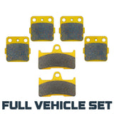 Yamaha Grizzly 660 2002-2008 Ceramic Brake Pad Set Traild