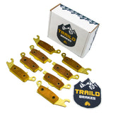 Yamaha Grizzly 700/550 2007-2026 Brass Brake Pad Set Traild