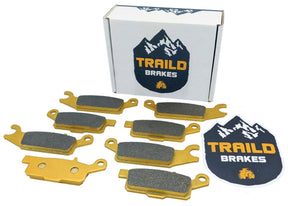 Yamaha Grizzly 700/550 2007-2026 Ceramic Brake Pad Set Traild