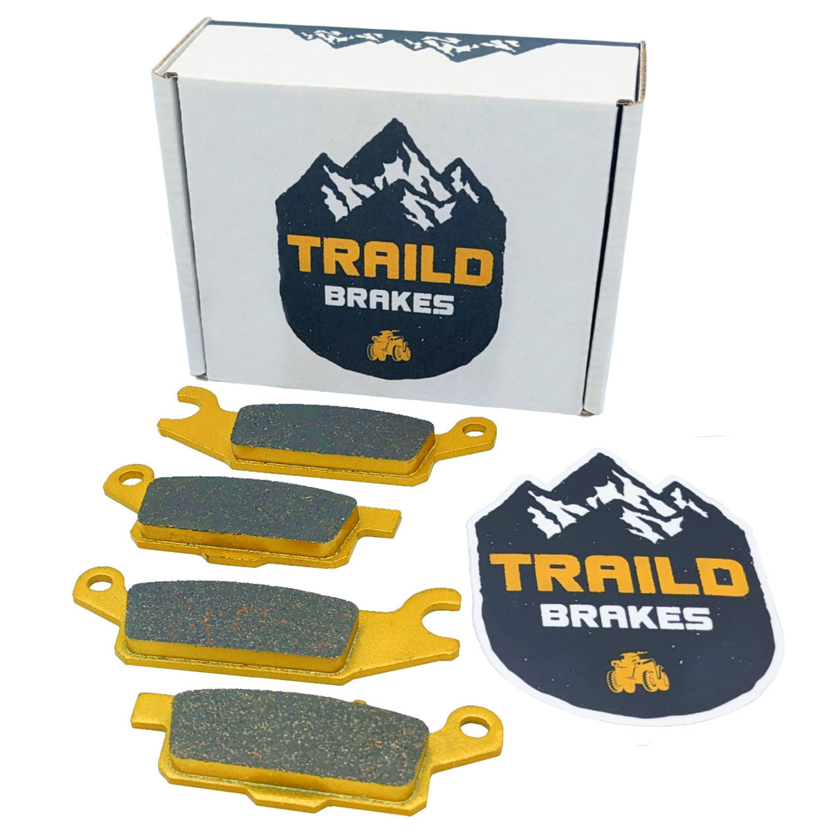 Yamaha Kodiak 700 2016-2026 Ceramic Brake Pad Set Traild