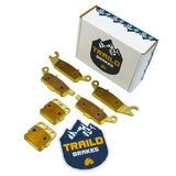 Yamaha Raptor 250 2008-2013 Brass Brake Pad Set Traild