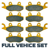 Yamaha Rhino 700 2008-2013 Ceramic Brake Pad Set Traild