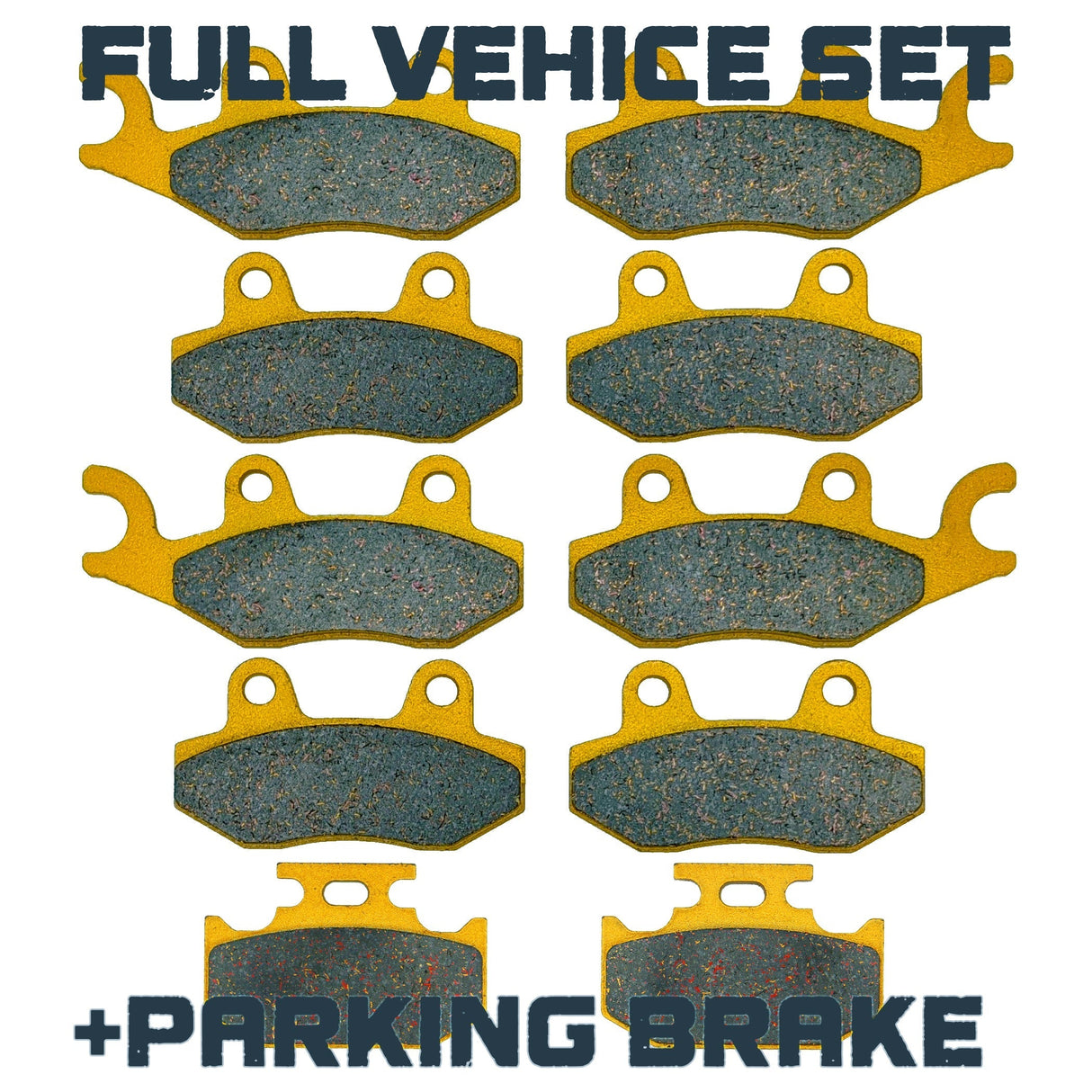 Yamaha Rhino 700 2008-2013 Ceramic Brake Pad Set Traild