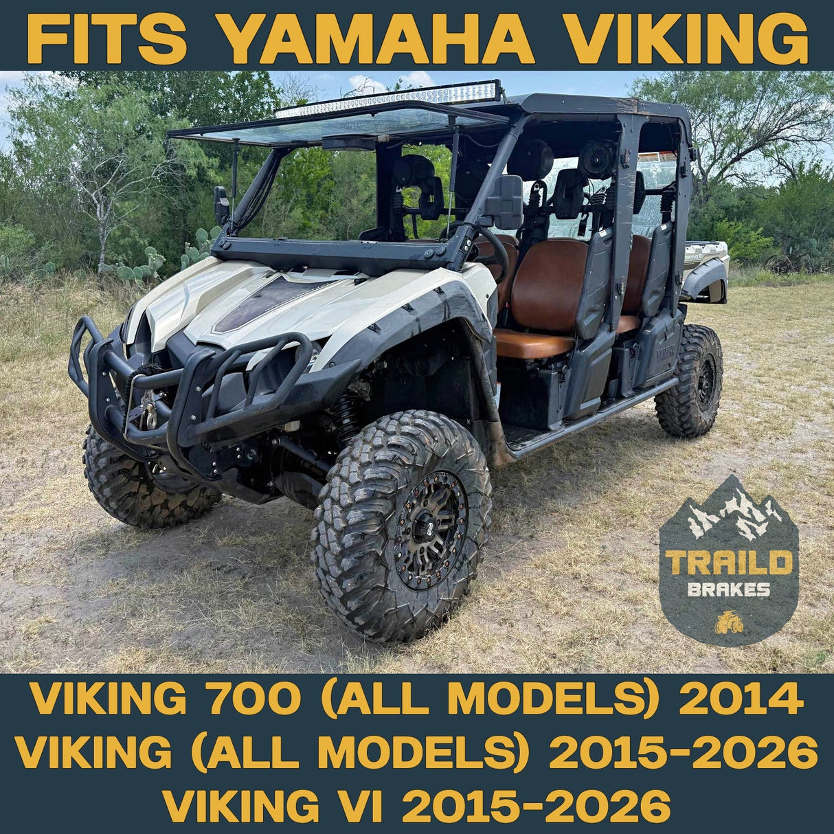 Yamaha Viking 700/Viking VI 2014-2026 Ceramic Brake Pad Set Traild