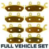 Yamaha Viking 700/Viking VI 2014-2026 Brass Brake Pad Set Traild